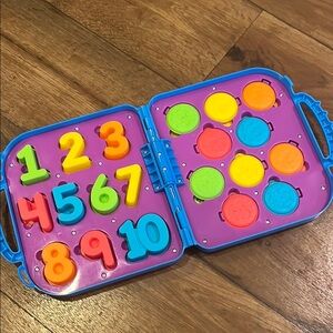 Colorful Number and Shape Learning Toy Case Sesame Street